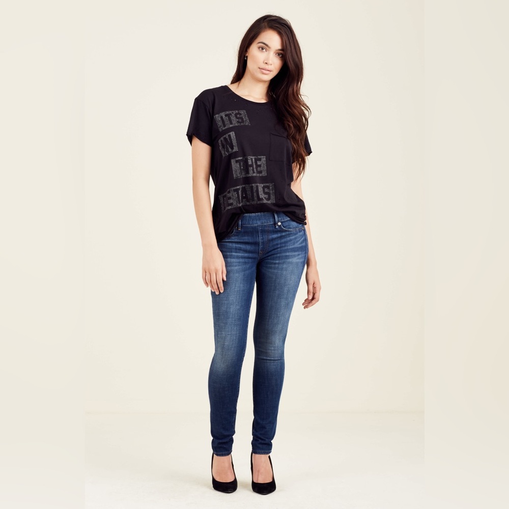 True Religion Jennie Curvy Runway Leggings